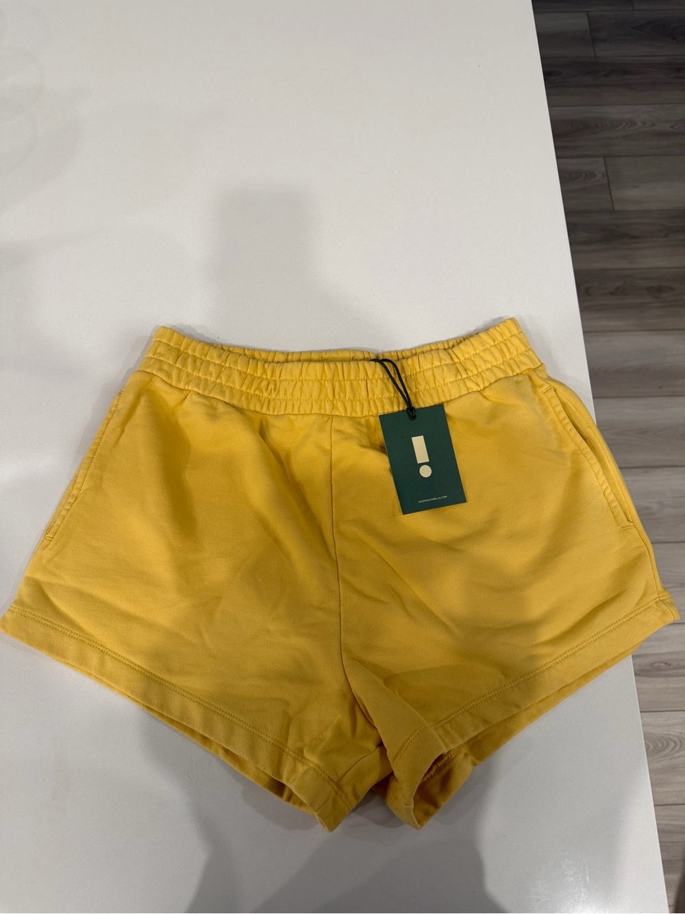 Daily Drills Women's Yellow Athletic Shorts